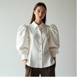 Women's Gathered Sleeve Shirt