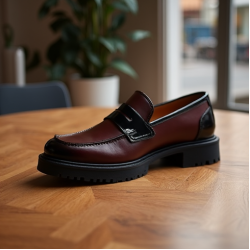 Women's Two-Tone Chunky Loafer