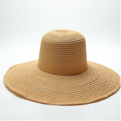 Women's Metallic Wide Brim Hat