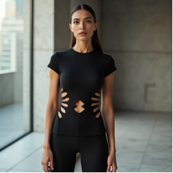 Women's Multi-Slit Waist Top