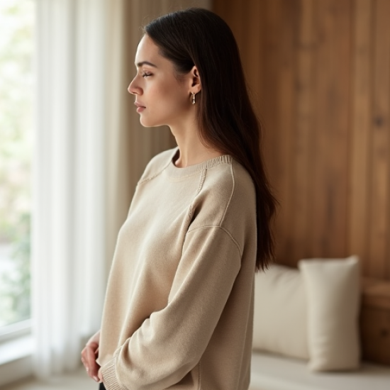 Women's Raglan Sleeve Knit Top