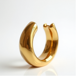 Women's Large Clip-On Ear Cuff