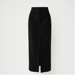 Women's Soft High Waist Straight Skirt