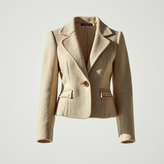 Women's Short Tweed Blazer