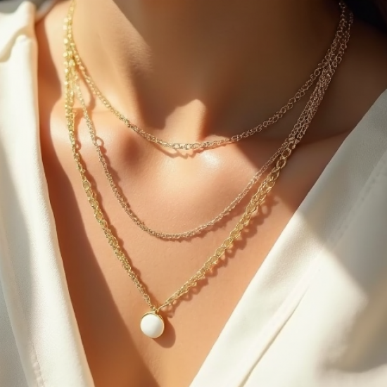 Women's Simple Layered Thin Chain