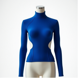 Women's Underbust Cut-Out Blouse
