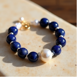 Women's Mixed Pearl & Bead Bracelet