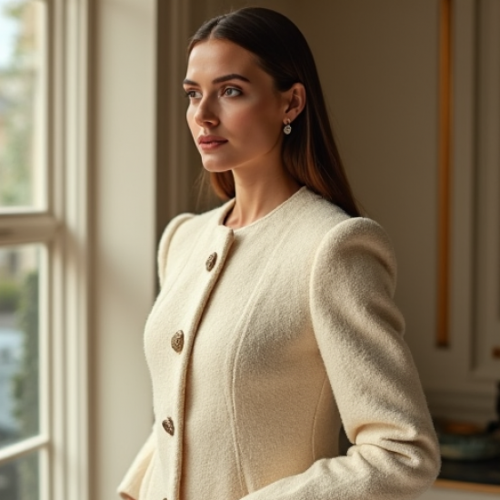 Women's Short Textured Jacket