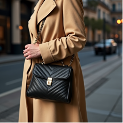 Women's Quilted Top-Handle Bag