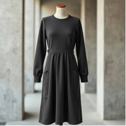 Women's Drawstring Hem Dress