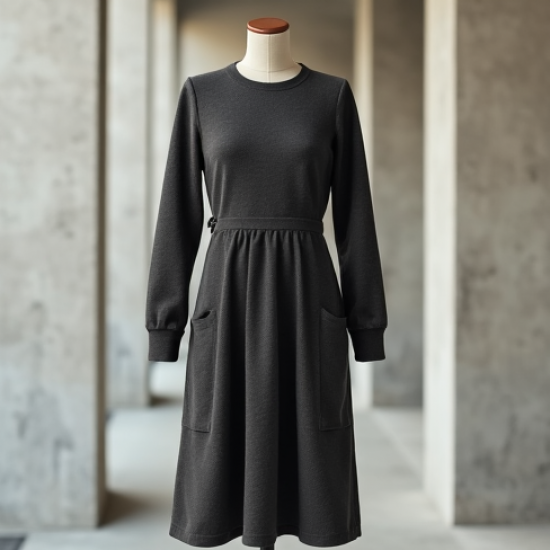 Women's Drawstring Hem Dress