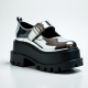 Women's Metallic Platform Mary Jane
