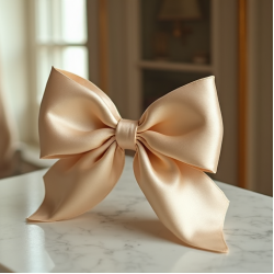 Women's Wide Satin Hair Bow