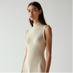 Women's Fringe Hem Midi Dress