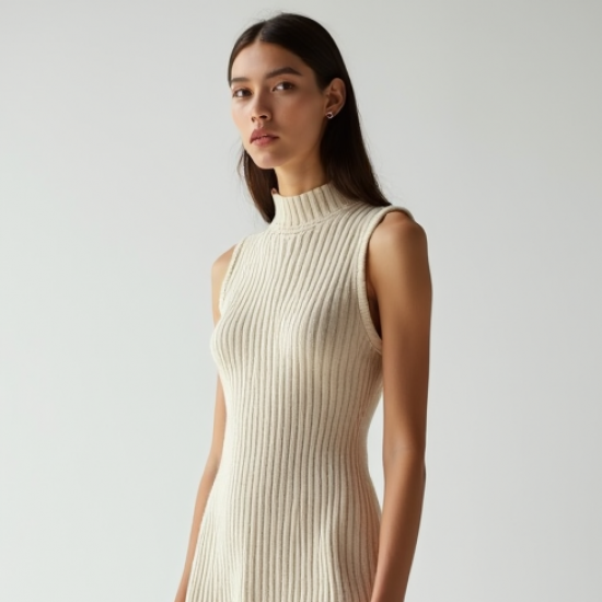 Women's Fringe Hem Midi Dress