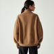 Women's Exaggerated Shoulder Cardigan Coat