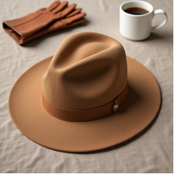 Women's Wool Wide Brim Hat