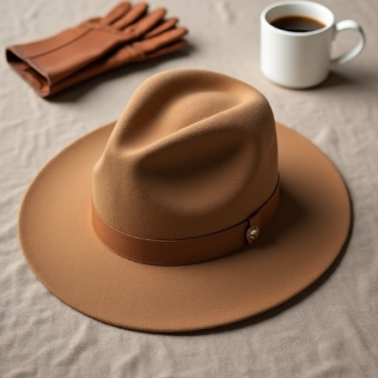 Women's Wool Wide Brim Hat