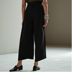 Women's Asymmetric Hem Culottes