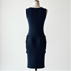 Women's Ruched Side Midi Dress