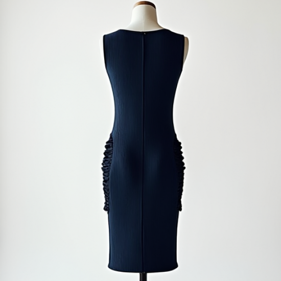 Women's Ruched Side Midi Dress