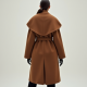 Women's Dramatic Lapel Wool Coat