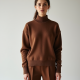 Women's Mocha Knit Pullover Top