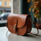 Women's Leather Saddle Bag
