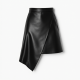 Women's Leather-Look Mini Skirt-Pants