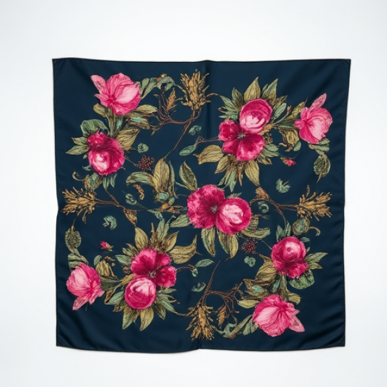 Women's Printed Silk Scarf