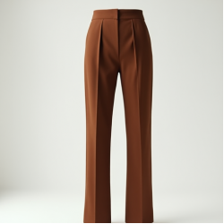 Women's Walnut Straight-Leg Pants