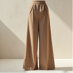Women's Simple High Waist Wide Pants