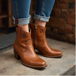 Women's Square Toe Western Bootie