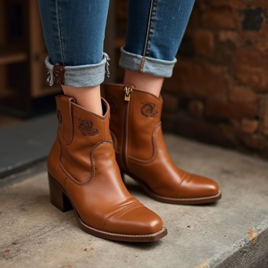 Women's Square Toe Western Bootie