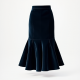 Women's Pleated Trumpet Skirt
