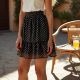Women's Micro Polka Mini Skirt