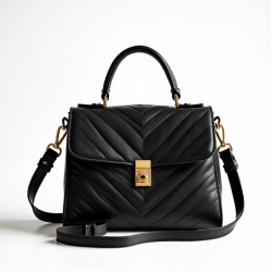 Women's Quilted Top-Handle Bag