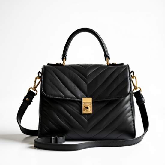 Women's Quilted Top-Handle Bag