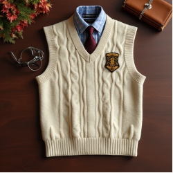 Women's College Crest Knit Vest
