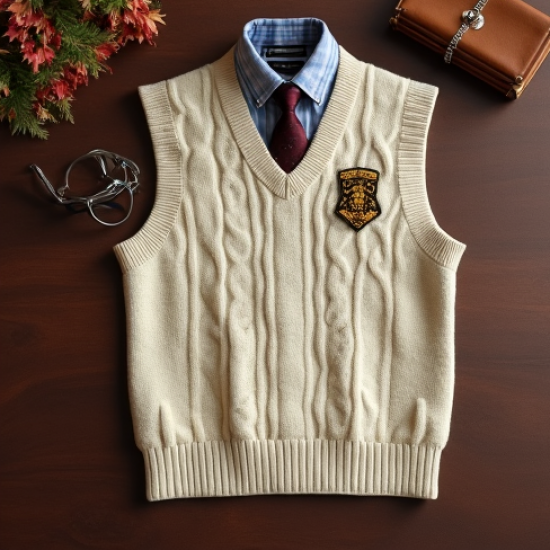 Women's College Crest Knit Vest