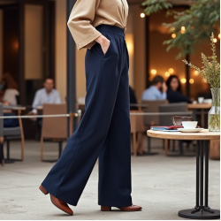 Women's Everyday High Waist Wide Trousers