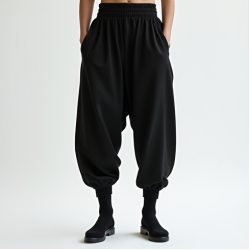 Women's Dropped Crotch Pants