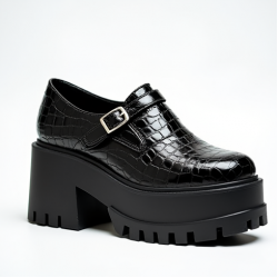 Women's Croc Mary Jane Thick Sole