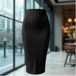 Women's Everyday High Waist Pencil Skirt