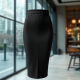Women's Everyday High Waist Pencil Skirt