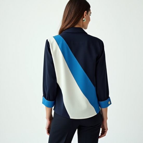 Women's Block Colour Blouse