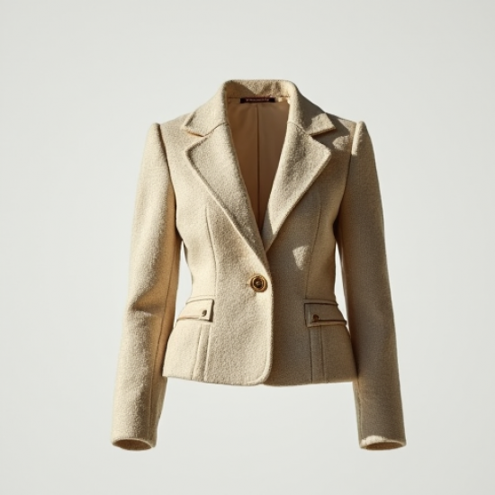 Women's Short Tweed Blazer