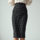 Women's Polka Dot Pencil Skirt