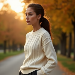 Women's Monogram Cable Knit Top