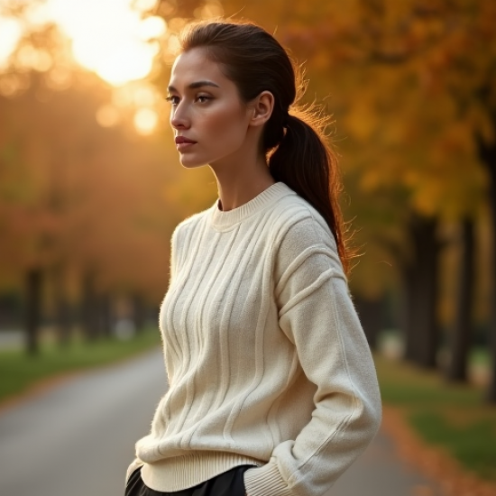 Women's Monogram Cable Knit Top